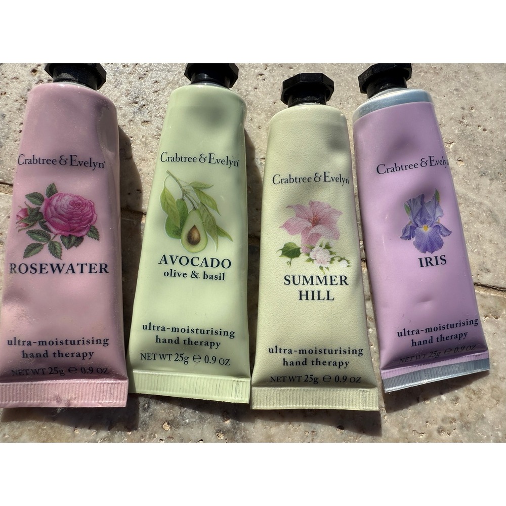 SEALED Crabtree & Evelyn Hand Therapy Lot .9 oz each NEW - Picture 2 of 3